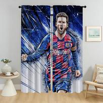 Messi Blackout užuolaida kambariui 2 panelės Modernios svetainės užuolaidos Tulas miegamajam Namų interjero užuolaidos Atspalviai Pertvara W50xH70cmx2pcs-CL