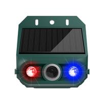 Ultragarsinis saulės energija varomas gyvūnų atbaidytojas su infraraudonųjų spindulių jutikliu ir mirksinčiu paukščių atbaidytuvu 911Z Twin Pack