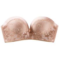 Seksuali liemenėlė be petnešėlių suknelei Belaidė Super Push Up Invisible Be nugaros maža krūtinė Seksualūs liemenėlės besiūliai apatinio trikotažo viršūnės 32 smėlis