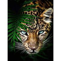 5D „pasidaryk pats“ deimantinis dažymas, leopardo kryžminio dygsnio rinkinys, mozaikinis deimantinis siuvinėjimas rožė, visas apvalus/kvadratinis gręžtuvas, namų dekoravimas Square 20x30cm brown