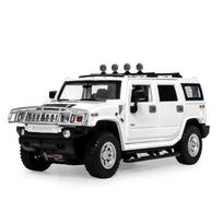 1/24 HUMMER H2 Lydinio Automobilio Modelis Metalinis Liejimo Žaislas Visureigių Modelis Garso ir Šviesos Simuliacija Kolekcija Vaikų Žaislas Dovana balta