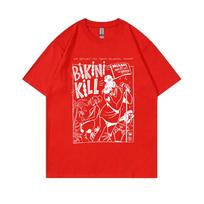 Riot Grrrl Kathleen Hanna Marškinėliai Punk Rock Grupė Bikini Kill Majamis Žemės Spausdinimo Marškinėliai Vyrams Moterims Laisvalaikio Per dydį Marškinėliai S