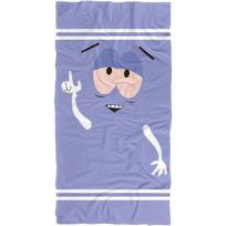 South Park išraiškų rašto paplūdimio rankšluostis su greitai džiūstančiomis ir smėliui atspariomis savybėmis vaikams Style A,75x150cm