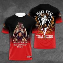 „Muay Thai“ 3D spausdinti madingi vyriški marškinėliai trumpomis rankovėmis „Preferencical Hot Sale“ klasikiniai marškinėliai su imtynių raštais XL