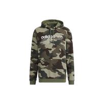 Adidas Neo Camo Print Hoodie With Logo Men Hoodie Olive H45226 L