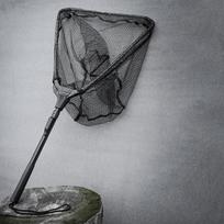 Žuvų gaudymo tinklas Patvarus nailoninis tinklelis Nešiojamas lengvas Išleidžiamas Sulankstomas 16 Inch