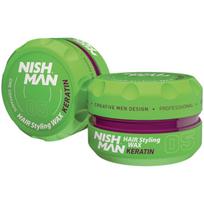 Nishman Hair Styling Wax Keratin plaukų formavimo vaškas, 150 ml
