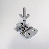 1/2 vnt. Šilkografijos metalinio rėmo vyrių spaustukas DIY įrankiai Sekcinis metalinis drugelio vyrių spaustukas Ekrano rėmams tvirtinti