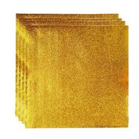 500 vnt Auksinio šokolado saldainių folijos popierinis šokoladas, aliuminio pakavimo dovanų pakavimo sausainiai vyniojamiesiems 8x8cm brown
