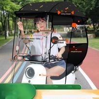 Nuimamas elektrinės transporto priemonės lietaus stogelis