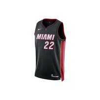 Nike NBA Logotipo Swingman Marškinėliai 2022-23 - Miami Heat Jimmy Butler #22 Unisex Viršutiniai drabužiai Juodi DN2011-010 L black
