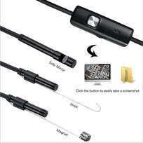 5M 6Led5.5Mm Android endoskopas vandeniui atsparus gyvatės boreskopas, USB tikrinimo kamera 1m