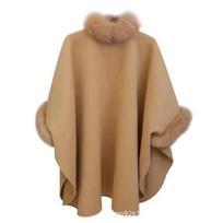 Didelio dydžio vilnonis apsiaustas - Rudens/žiemos Hepburn stiliaus kašmyras moterims 5XL juoda