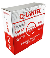 Q-LANTEC S/FTP cat.6A tinklo kabelis, vytos poros, LSOH