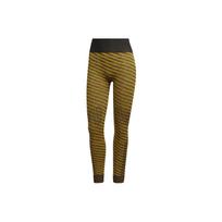 Adidas Stella McCartney W Tight Striped Elastic Fitness Leggings Women Leggings Yellow HI6049 XL