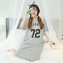 Moteriškas korėjietiškas animacinis pižamos komplektas su šypsenėle – ilgomis rankovėmis megztinis ir kelnės rudeniui/žiemai Nightdress, 2XL