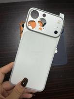 Skirta iPhone 14 15 16 Pro Antram atnaujinimui į iPhone17Pro Max Netikras Kameros Objektyvo Lipdukas Galinis Dangtelis Kameros Ekrano Apsauga 14pro sidabras