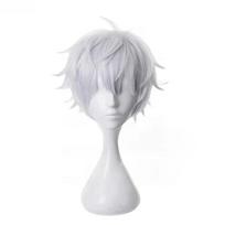 Gojo Satoru Cosplay Perukas Anime Jujutsu Kaisen Cosplay Gojo Trumpas Karščiui Atsparus Sintetinis Plaukas Anime Perukai Kostiumų Vakarėliui