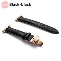 Natūralios odos dirželis Apple Watch apyrankei 44mm 40mm iWatch apyrankė 42mm 38mm Krokodilo apyrankė Apple Watch series 5 4 3 se 6 apyrankė For 38MM or 40MM