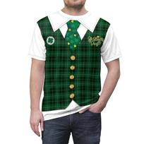 Vyriškas laisvalaikio marškinėlis Airijos šventės viršus Šv. Patriko 3D spaudinys Gatvės mada Gotikinis laisvas Harajuku megztinis apvalia kakleliu trumpas 4XL