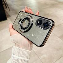 Prabangus su laikikliu Glitter Case Realme 12 Pro 11ProPlus 10 12Lite 11Pro C67 C65 C55 C53 C35 C33 C31 C30 Dėklo laikiklio dangtelis Realme 12 5G juoda