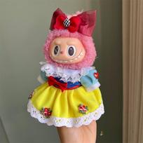 Mini Pliušinės Lėlės Drabužiai Apranga Aksesuarai 17cm Labubu V1 V2 ir Kelioms Serijoms - Puiki Apranga Jūsų Lėlei