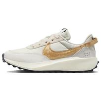 Nike Waffle Debut Šviesiai medžio rudos spalvos Metalinio aukso spalvos Moteriški kedai Kreminės spalvos Sail Juodi FD0555-100 36.5