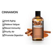 PHATOIL 100 ml gryni vaniliniai levandų sandalmedžio eteriniai aliejai, skirti aromaterapiniam difuziniam masažui, jogos atpalaidavimui, plaukų ir odos priežiūrai „pasidaryk pats“ kvepalai Cinnamon