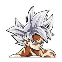 LLY-2062 Mielas animacinis 3D Goku Populiarus automobilio lipdukas PVC Anime Automobilio priedai Saulės apsauga Vandeniui atsparus Dangtelis Įbrėžimai Lipdukai 13 x 13 cm