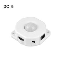 PIR judesio jutiklio jungiklis DC 12V 24V 5A 6A 10A DC-5