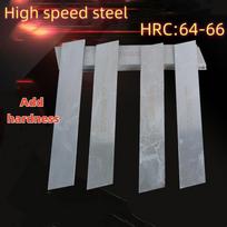 HRC64-66 Greitapjovio plieno nitridinio kietinimo storis 2 mm ilgis 200 mm HSS 4341 plienas medžio apdirbimo įrankiai drožybos ašmenys DIY peilio žaliava Hard 2 * 4 * 200