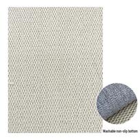 Plaunamas Sulankstomas Imitacinis Sizalio Tatamis – Neslystantis, Lengvai Prižiūrimas Grindų Dangalas Miegamajam, Erkeriui ar Svetainei. 80x120 cm white