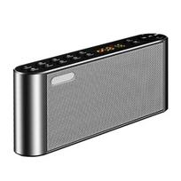 Bluetooth garsiakalbis Didelės raiškos dvigubi Nešiojami Belaidžiai garsiakalbiai su mikrofonu TF FM radijas Garsiakalbiai Garso dėžė pilka spalva
