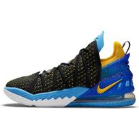 Nike LeBron 18 EP Lakers Heritage Vyriški sportbačiai Juodi University-Gold Coast CQ9284-006 42