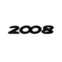 3D metalinio automobilio stiliaus logotipo numerio galinės bagažinės lipdukas, skirtas 3008 2008 5008 4008 dekoratyviniai automobilių priedai