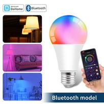 Išmanioji „Wifi“ lemputė Alexa E27 LED lemputė, skirta „Apple Android Dohome Siri“ valdymui balsu „Google Home“ laikmačio funkcija RGBCW Bluetooth 12W E27