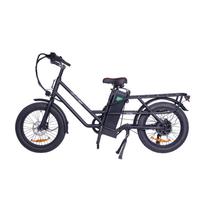 Gogobest GF200 Suaugusiųjų Miesto Elektrinis Dviratis Su Dviguba Sėdyne 500W Variklis 48V 15.6Ah Baterija Visureigis Elektrinis Dviratis 20 Colių Storos Padangos Kalnų E-Dviratis juoda