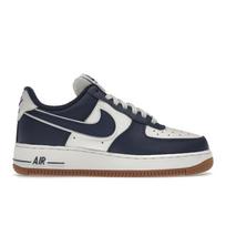 Nike Air Force 1 07 LV8 College Pack - Midnight Navy Men Sneakers Blue Sail Medium-Gum-Brown DQ7659-101 42.5