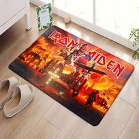 I-iron Maiden grindų kilimėlis Vaikų kambario Miegamojo Dekoracija Balkono Neslystantis durų kilimėlis Svetainės Sveikinimo kilimas 40x60 cm