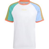 Adidas Originals Trefoil Enjoy Raglan Marškinėliai Dryžuoti Sportiniai Trumpomis Rankovėmis T-Shirt Vyriški Viršutiniai Balti IT8190 S