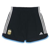 Adidas dryžuoti logotipo sportiniai futbolo šortai Argentinos nacionalinės komandos namų vyriški šortai juodi HB9216 XS