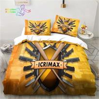 „Icrimax“ 3D spausdintos patalynės komplektas vienvietei, dvigulei ir karališko dydžio lovai, suaugusiųjų ir vaikų miegamajam EU Single 135x200cm