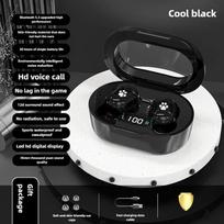 Nauja TWS belaidė Bluetooth ausinė žaidimams su triukšmo slopinimu, sportinė Bluetooth ausinė juoda