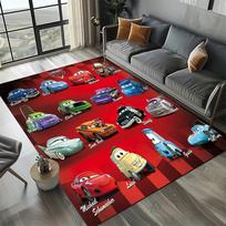 Automobiliai Disney Žaibas Makvynas Animacinis Kilimas Miegamasis Svetainė Namų Sofa Durų Kilimas Namų Dekoras Vaikas Didelis Grindų Kilimėlis Dovana 40x60cm