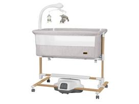 Carrello Bloom supamas lopšiukas Silk Beige Wooden