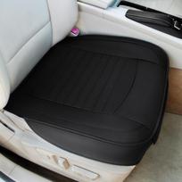 SEAMETAL Priekinės automobilio sėdynės užvalkalas PU oda Automobilių sėdynės pagalvėlės apsauga Universali Automobilio Sėdynės Sunkvežimio SUV Van Keturis sezonus 1PC Front juoda