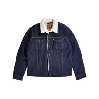 Levis Vienos spalvos Viengubas Džinsinis Ilgomis Rankovėmis Švarkas Vyriški švarkai Tamsiai Mėlyna 16365-0084 XS