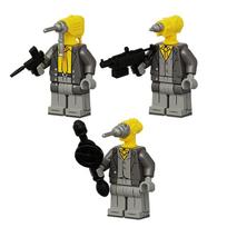 Kolekcija-Tualeto žmogus prieš. Monitorius Žmogus Titanas Laikrodis Žmogus Konstruktoriai Minifigūrėlė Žaislas