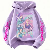 Vaikams Berniukams Mergaitėms Anime Drabužiai Kpop Demonų Medžiotojai Gobtuvas Laisvalaikio Mada Ruduo Žiema Šiltas Palaidinukas 110