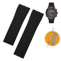 Lanksti guminė laikrodžio apyrankė Citizen Sky Eagle Mido Helmsman M005, vandeniui atspari, juoda mėlyna silikoninė apyrankė su įrankiais 22 23 mm 22mm